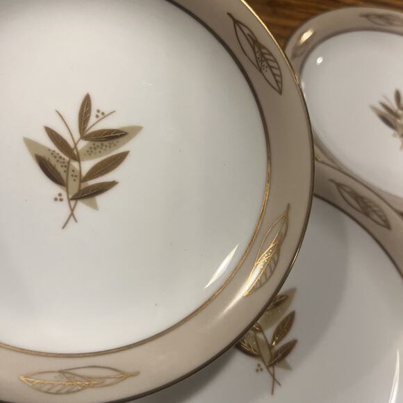 SET OF SIX Noritake Fontana 6” Bread & Butter Plates Pristine EXCELLENT! - Picture 8 of 9